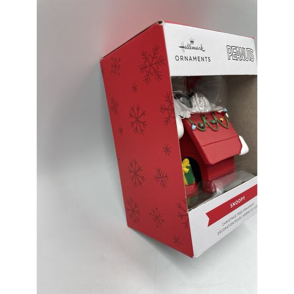 2024 Hallmark Peanuts Snoopy on Dog House Christmas Ornament New In Box - Picture 4 of 8